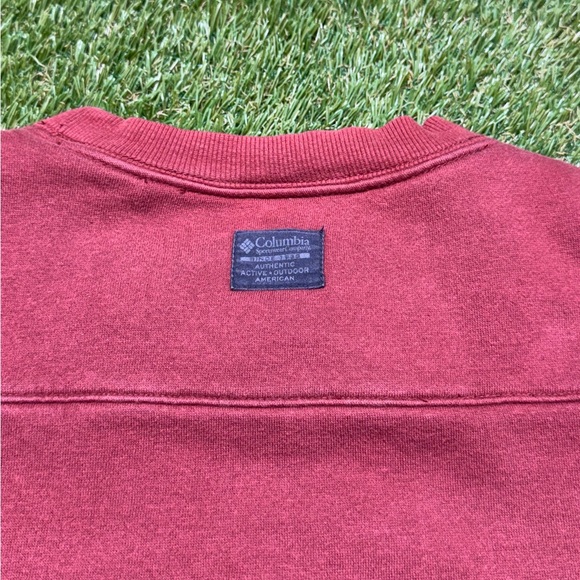 Columbia Sportswear Men’s Crewneck Sweatshirt Size Large Faded Brick Red - Picture 6 of 6